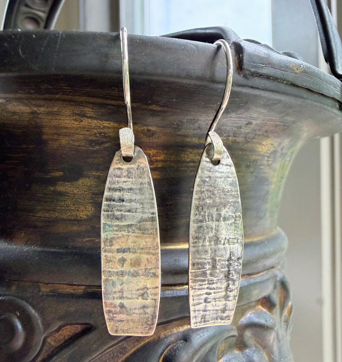 Organic texture earrings
