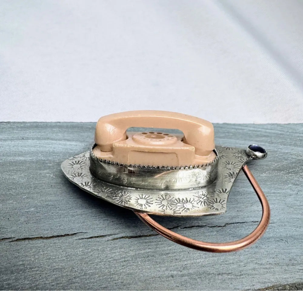 Princess Phone Modernist Brooch/Pendant #2