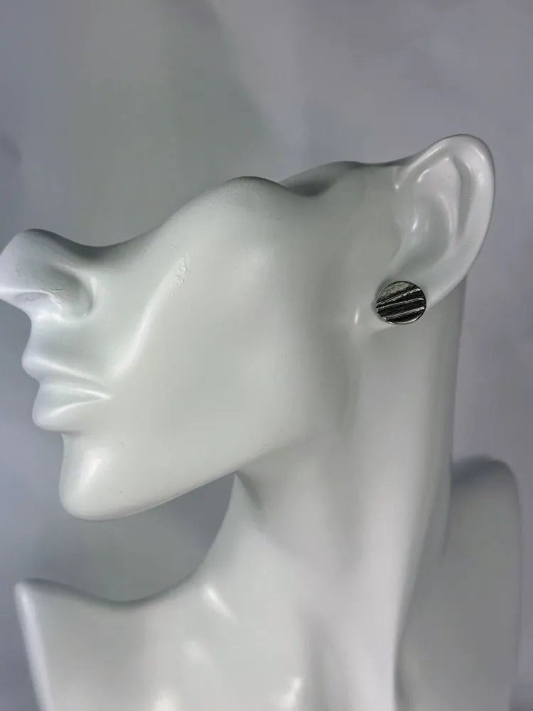 Luminous Fusion Button Earrings