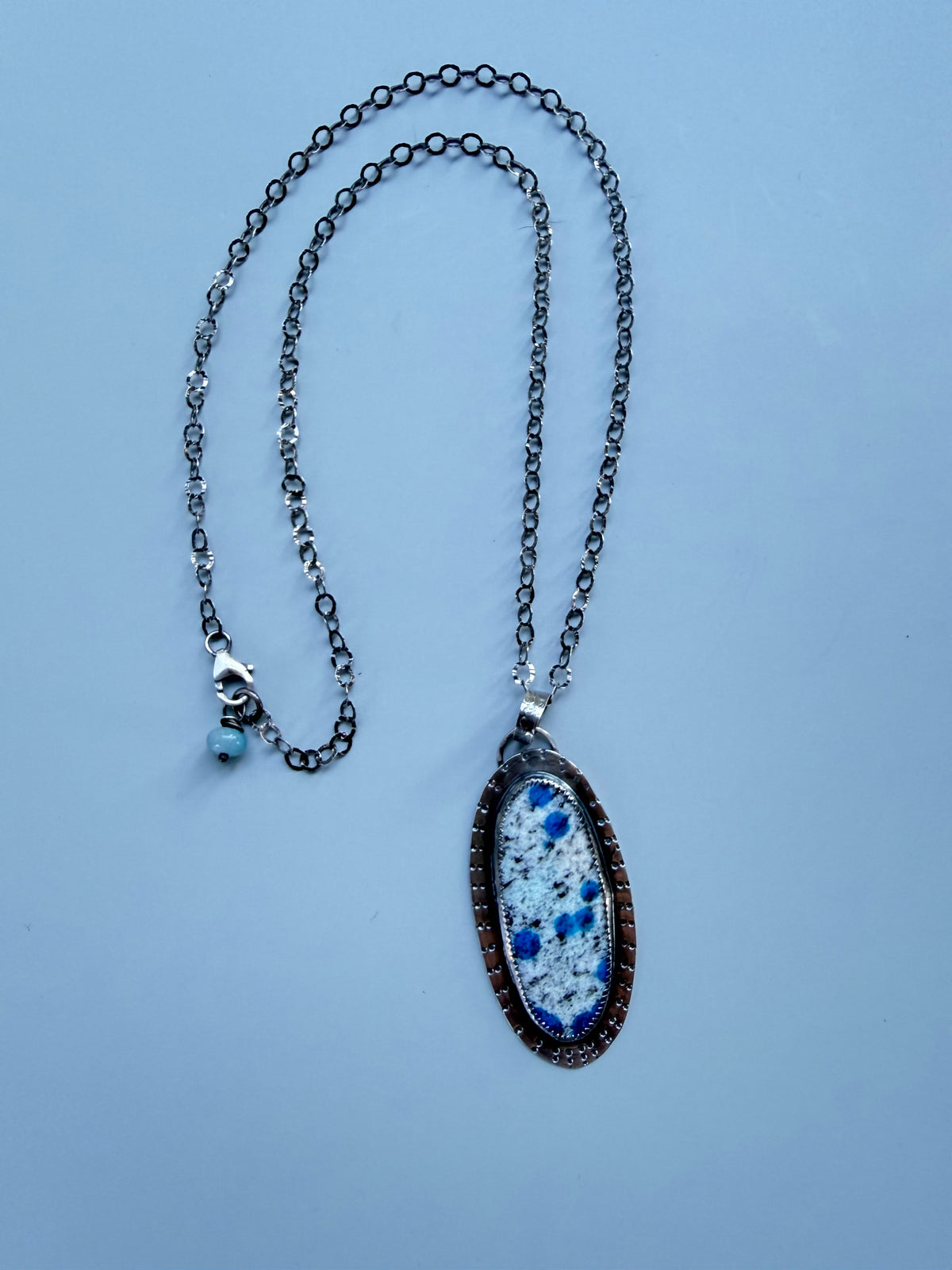 K2 Azurite in Granite