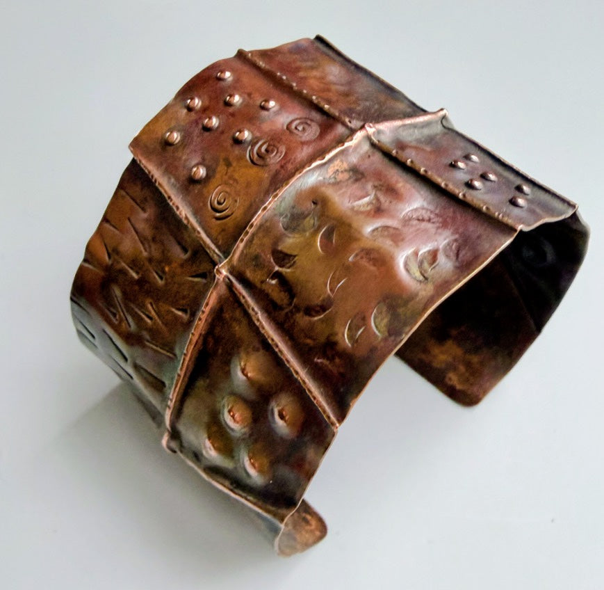 Fold Formed Copper Cuff