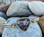 Gray/Brown Jasper Cuff