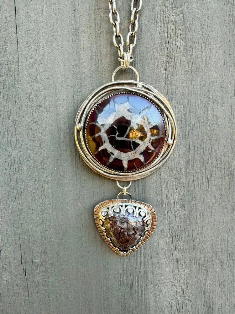 Earthbound Soul Necklace (Septarian Nodule)