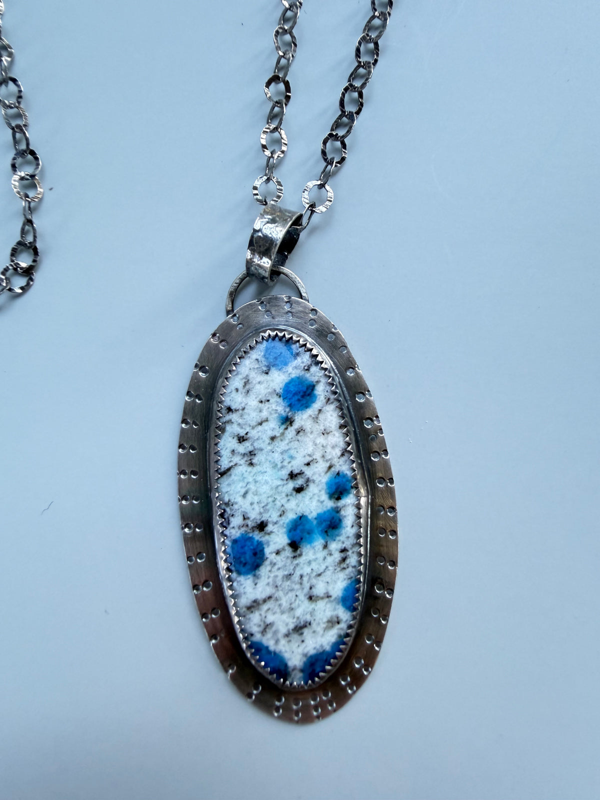 K2 Azurite in Granite