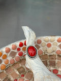 Red Coral oval #2