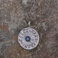 Ancient Medallion with Kyanite