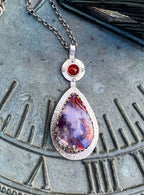 West Java plume agate with carnelian