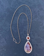 West Java plume agate with carnelian