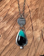 Petrified opal wood necklace