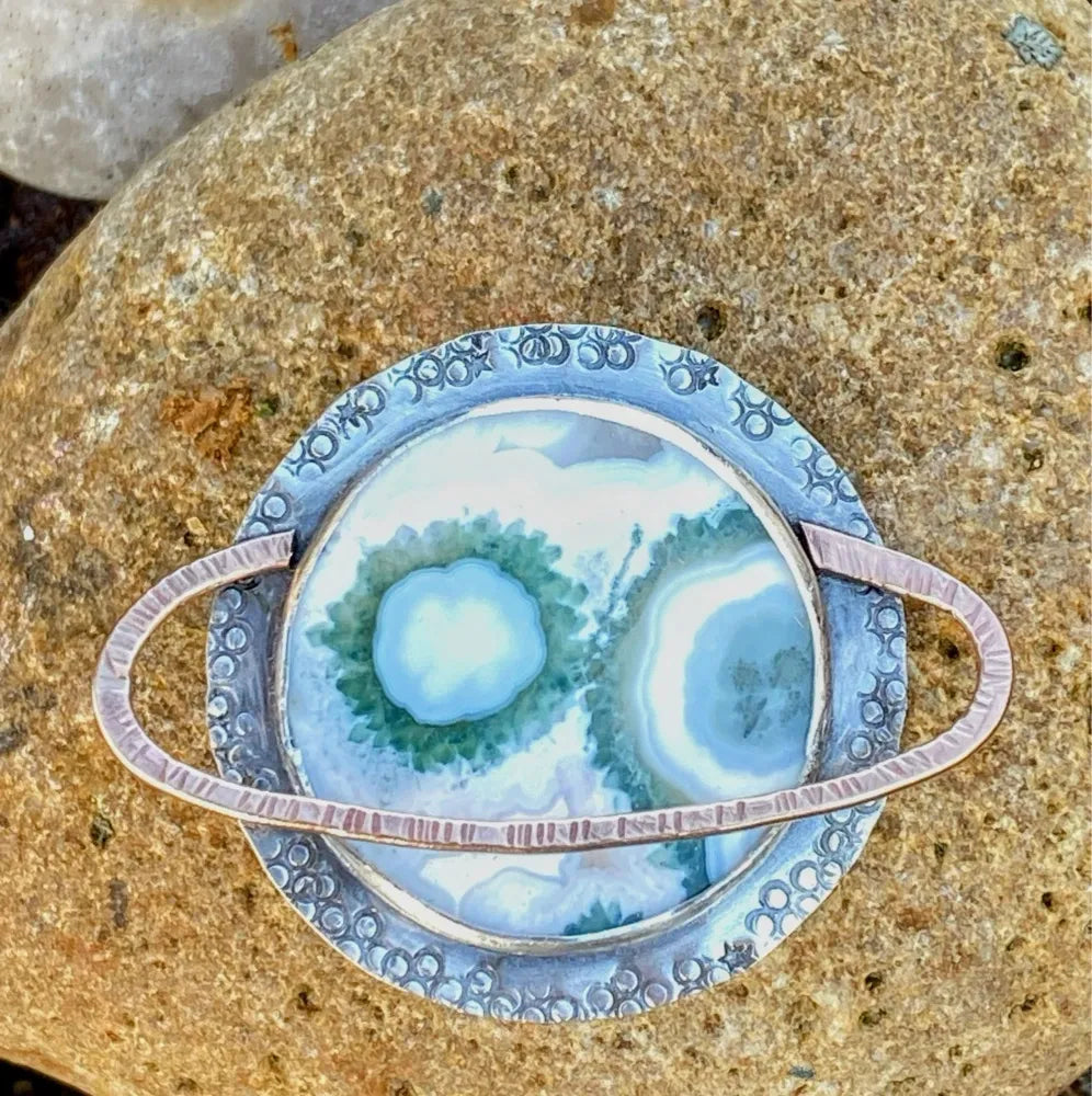Saturn Brooch/Pendant