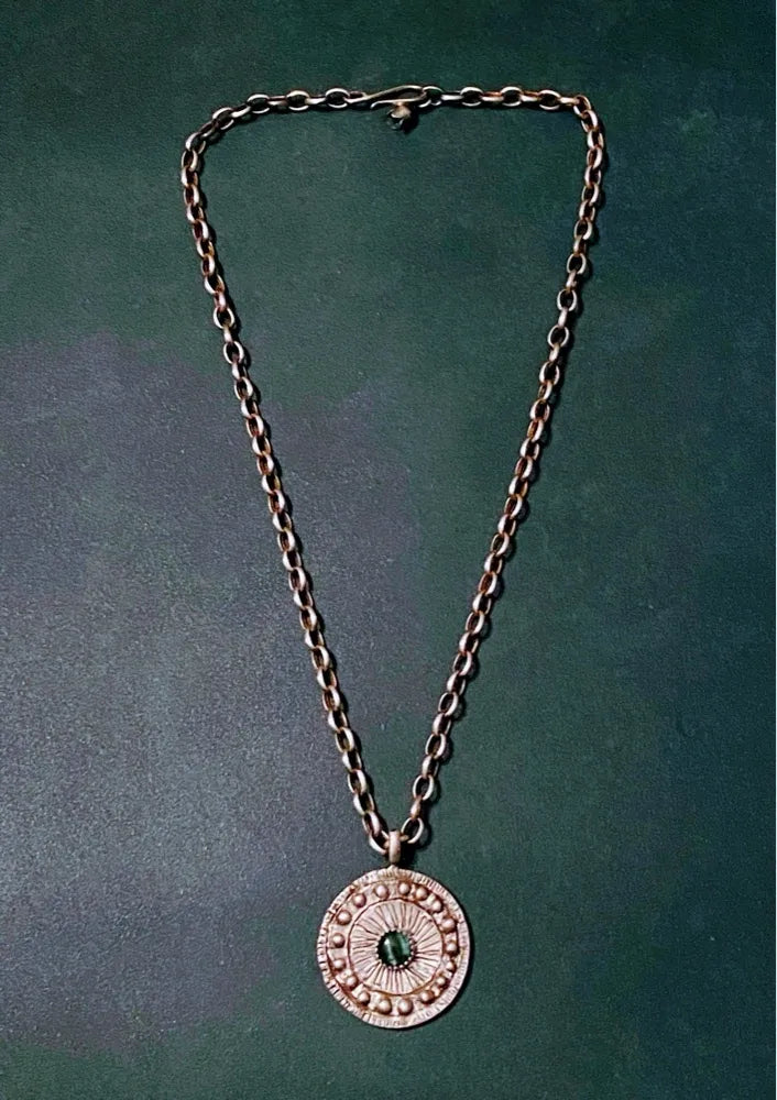 Ancient Medallion with Seraphinite