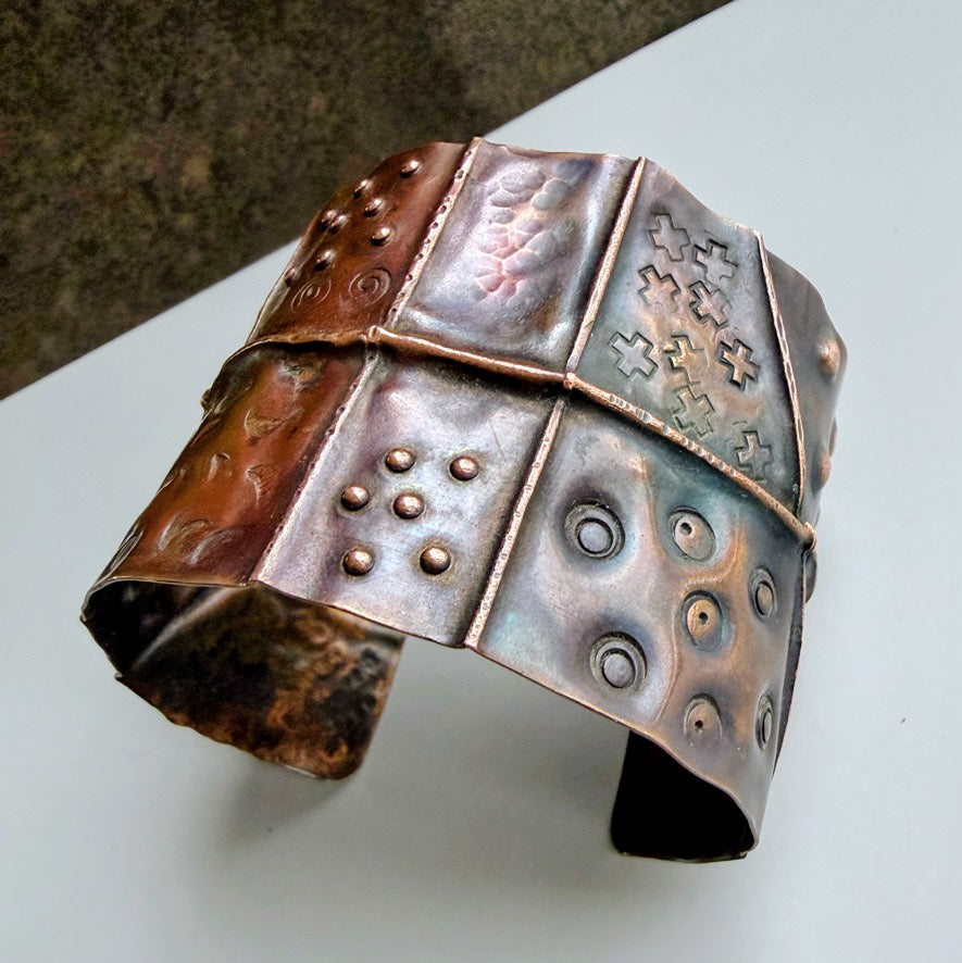 Fold Formed Copper Cuff