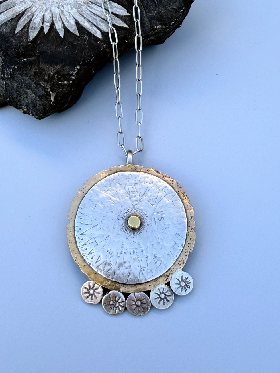 Ancient Warrior Shield necklace