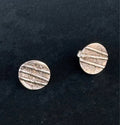 Luminous Fusion Button Earrings