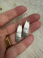 Organic texture earrings