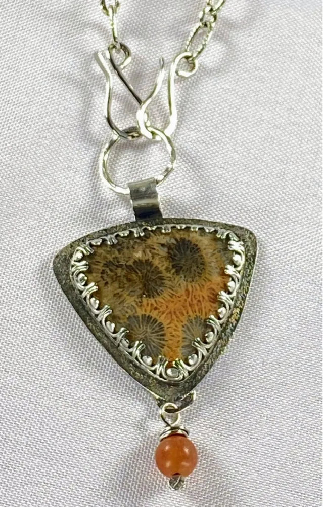 Fossilized Coral necklace