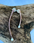 Copper Meteorite Earrings