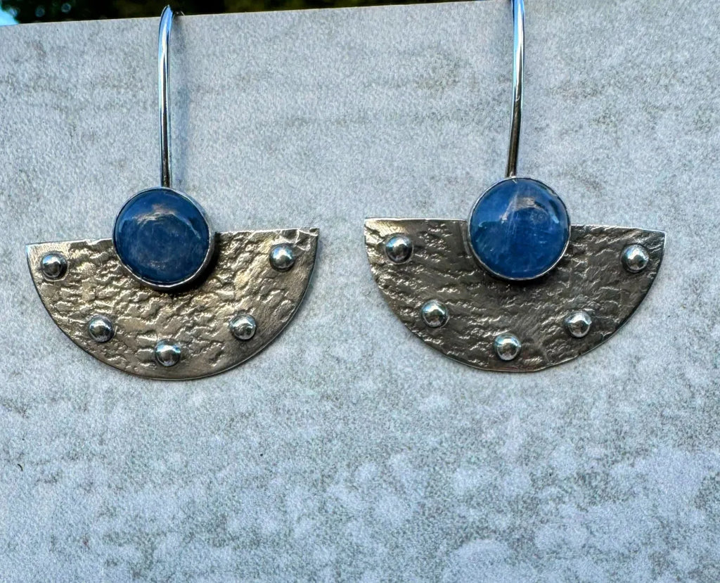 Moon and Stars Earrings - Kyanite