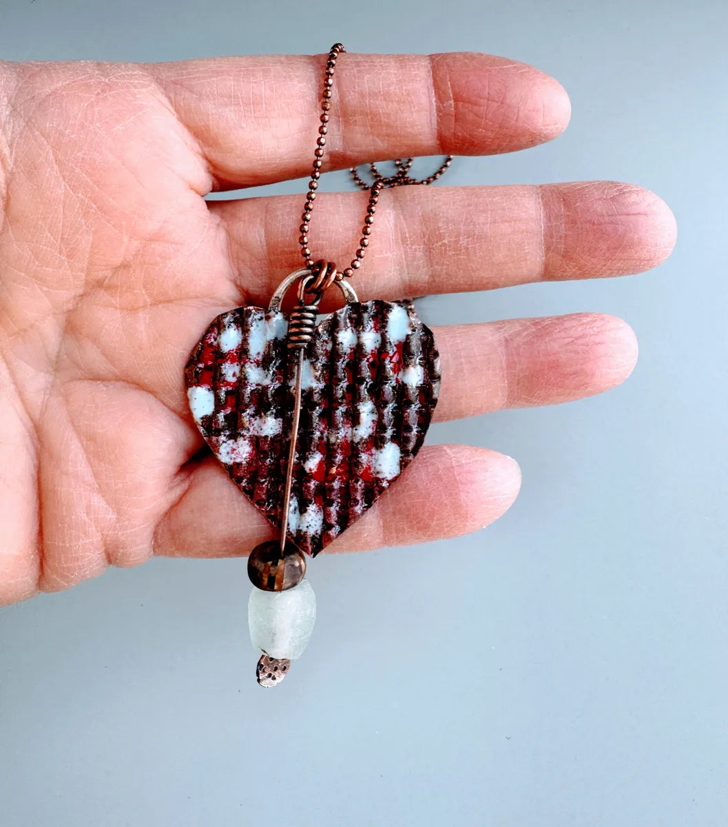 Industrial Heart #1 Red