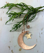 Moon and Star Ornament